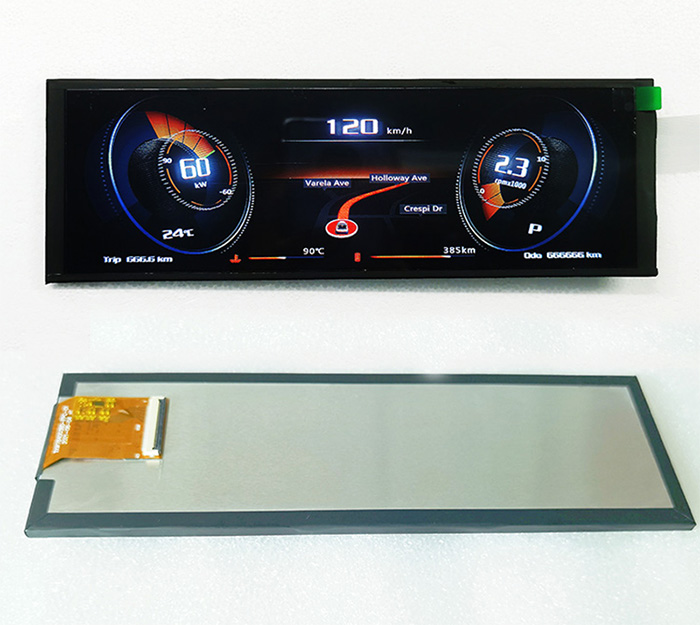 7.8寸长条形全彩lcd液晶显示屏4001280