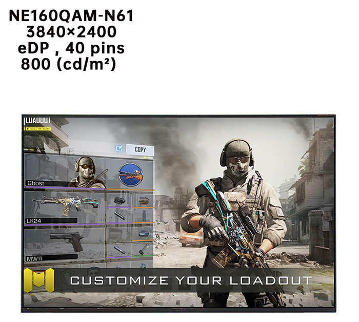 NE160QAM-N61京东16寸4k显示屏