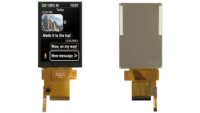 是一款3.5英寸工业级TFT电容触摸显示屏