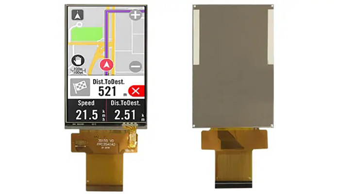 一款3.5英寸工业级TFT电阻触摸显示屏