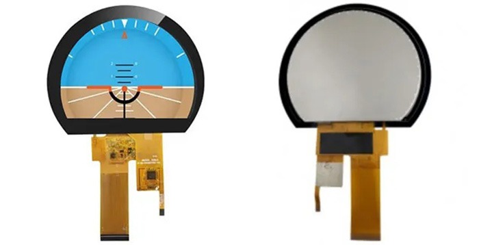 一款3.5英寸圆形TFT-LCD显示屏