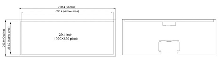 19寸条形高亮屏设计图
