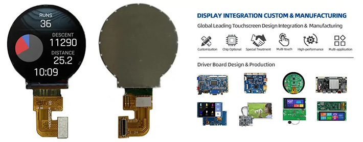 0.95寸圆形TFT显示屏