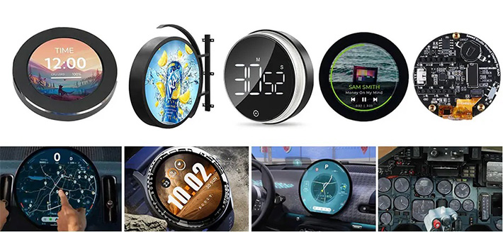 0.95寸圆屏应用案例