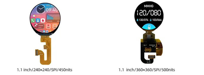 更多1.1英寸小尺寸AMOLED圆屏 更多1.1英寸小尺寸AMOLED圆屏