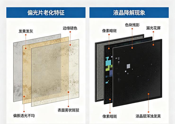 LCD液晶显示屏发黄 LCD液晶显示屏发黄