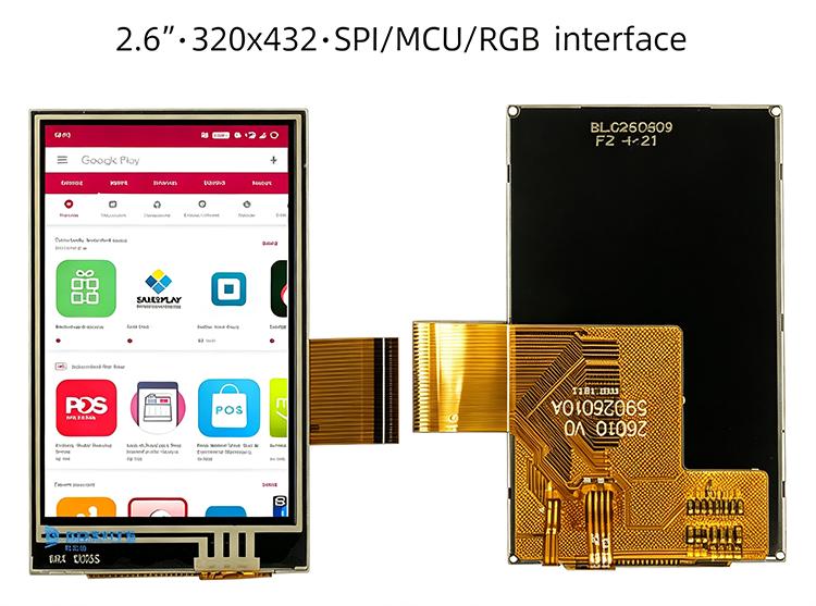SPI MCU RGB三合一接口电容触摸屏 SPI MCU RGB三合一接口电容触摸屏